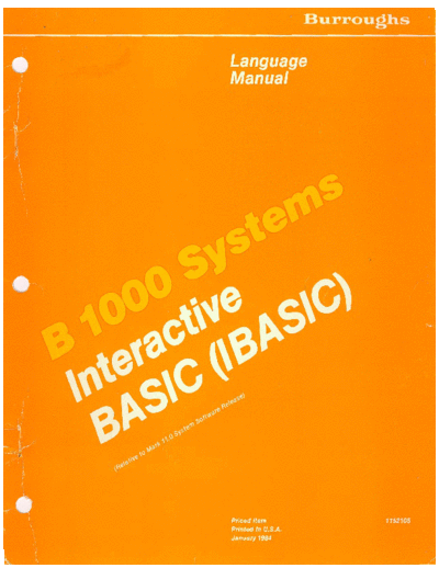 burroughs 1152105 B1000 IBASIC Jan84  burroughs B1000 1152105_B1000_IBASIC_Jan84.pdf