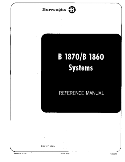 burroughs 1090644 B1860 B1870sysRef  burroughs B1800 1090644_B1860_B1870sysRef.pdf