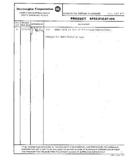 burroughs 2201-6737D FORTRAN S-Lang 78  burroughs B1800 2201-6737D_FORTRAN_S-Lang_78.pdf