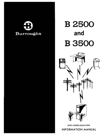 burroughs 1040722 B2500 B3500 DataComm Jul69  burroughs B2500_B3500 1040722_B2500_B3500_DataComm_Jul69.pdf