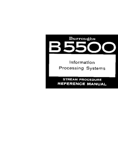 burroughs 1021318 B5500 StreamProcedure May65  burroughs B5000_5500_5700 1021318_B5500_StreamProcedure_May65.pdf