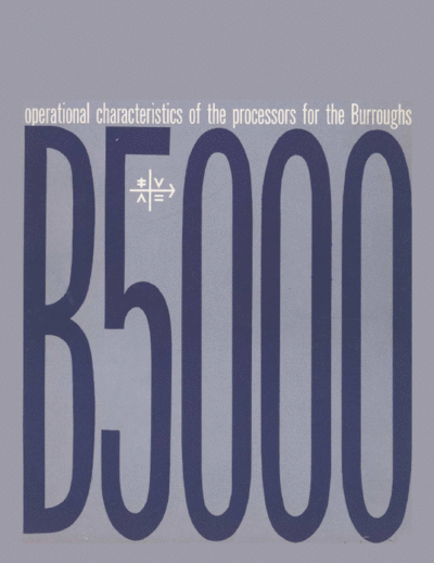 burroughs 5000-21005 B5000 operChar  burroughs B5000_5500_5700 5000-21005_B5000_operChar.pdf