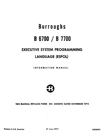 burroughs 5000094 B6700 ESPOL Jun72  burroughs B6500_6700 5000094_B6700_ESPOL_Jun72.pdf