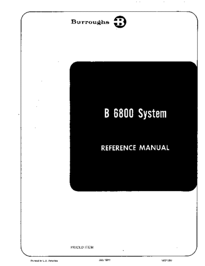 burroughs 5001290 B6800 sysRef Jul77  burroughs B6800 5001290_B6800_sysRef_Jul77.pdf