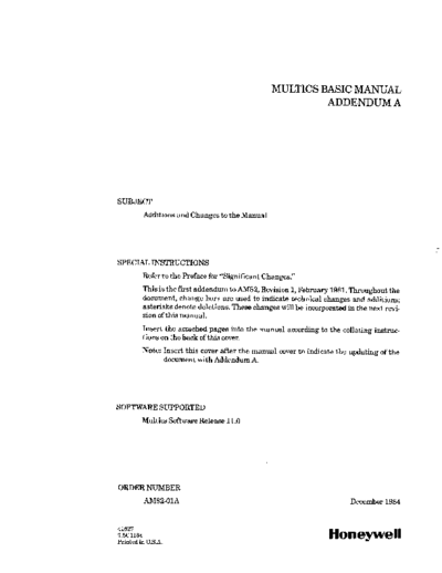 honeywell AM82-01A basicUpdA Dec84  honeywell multics AM82-01A_basicUpdA_Dec84.pdf