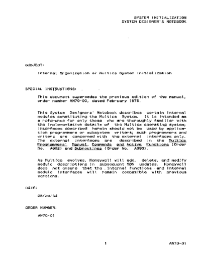 honeywell AN70-1 systemInitPLM May84  honeywell multics AN70-1_systemInitPLM_May84.pdf