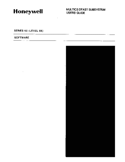 honeywell AT59-0 dfast Mar76  honeywell multics AT59-0_dfast_Mar76.pdf