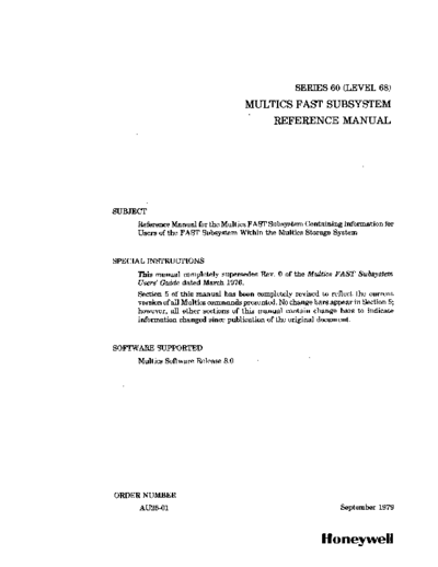 honeywell AU25-01 fast Sep79  honeywell multics AU25-01_fast_Sep79.pdf