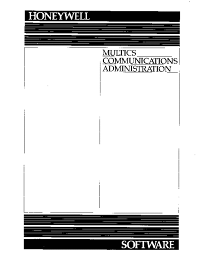 honeywell CC75-02 adminManComms Feb85  honeywell multics CC75-02_adminManComms_Feb85.pdf