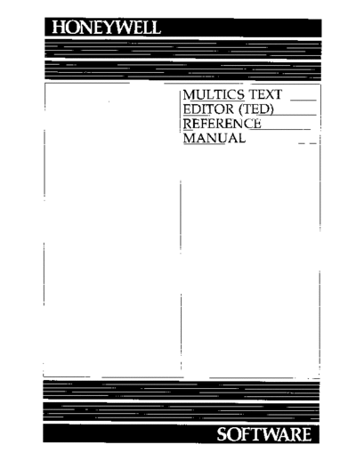 honeywell CP50-00B ted Oct85  honeywell multics CP50-00B_ted_Oct85.pdf