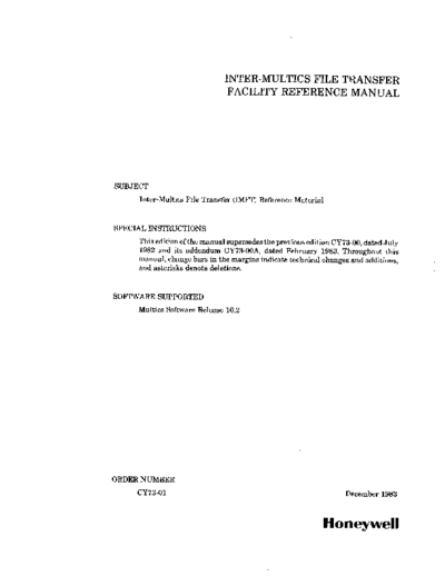 honeywell CY73-01 interMulticsFileXfer Dec83  honeywell multics CY73-01_interMulticsFileXfer_Dec83.pdf