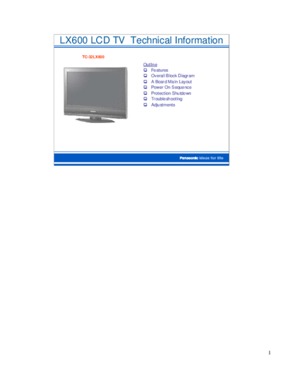 panasonic Panasonic TC-32LX600 [TM]  panasonic Monitor Panasonic_TC-32LX600_[TM].pdf