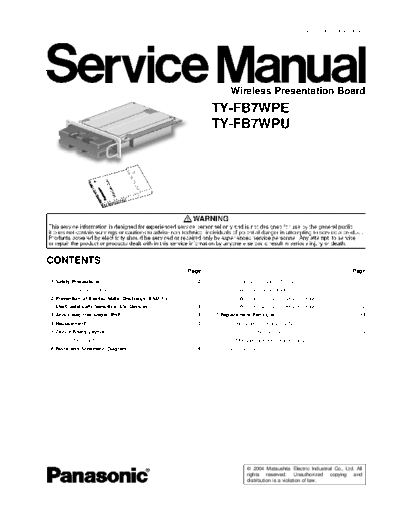 panasonic Panasonic TY-FB7WPU [SM]  panasonic Monitor Panasonic_TY-FB7WPU_[SM].pdf