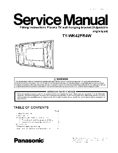 panasonic Panasonic TY-WK42PR4W [SM]  panasonic Monitor Panasonic_TY-WK42PR4W_[SM].pdf