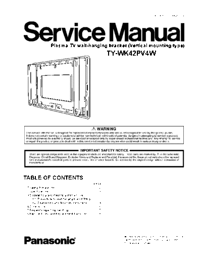 panasonic Panasonic TY-WK42PV4W [SM]  panasonic Monitor Panasonic_TY-WK42PV4W_[SM].pdf