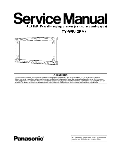 panasonic Panasonic TY-WK42PV7 [SM]  panasonic Monitor Panasonic_TY-WK42PV7_[SM].pdf