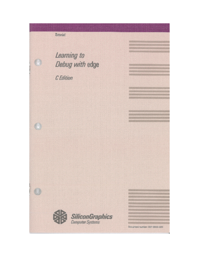 sgi 007-0902-020 Learning to Debug with edge v2.0 1988  sgi iris4d 007-0902-020_Learning_to_Debug_with_edge_v2.0_1988.pdf