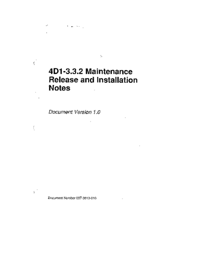 sgi 007-3613-010 4D1-3.3.2 Maintenance Release and Installation Notes v1.0 1990  sgi iris4d 007-3613-010_4D1-3.3.2_Maintenance_Release_and_Installation_Notes_v1.0_1990.pdf