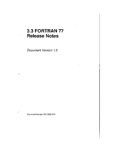 sgi 007-3359-010 3.3 FORTRAN 77 Release Notes v1.0 1990  sgi iris4d 007-3359-010_3.3_FORTRAN_77_Release_Notes_v1.0_1990.pdf