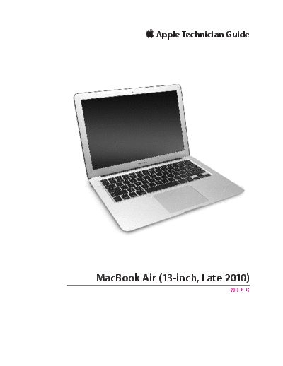 apple mba 13 late2010  apple MacBook Air MacBook Air (13-inch Late 2010) mba_13_late2010.pdf