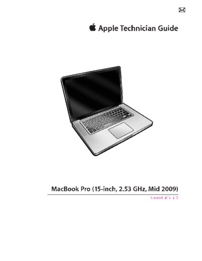 apple mbp15 253 mid09  apple MacBook Pro MacBook Pro (15-inch 2.53 GHz Mid 2009) mbp15_253_mid09.pdf