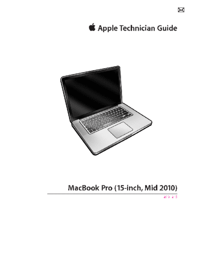 apple mbp15 mid2010  apple MacBook Pro MacBook Pro (15-inch Mid 2010) mbp15_mid2010.pdf
