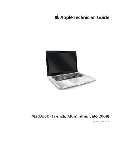 apple mb13 al late08  apple MacBook MacBook (13-inch Aluminum Late 2008) mb13_al_late08.pdf