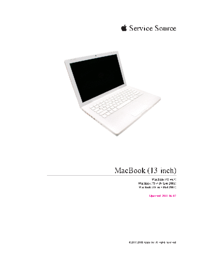 apple macbook 13in  apple MacBook MacBook (13-inch Late 2006) macbook_13in.pdf