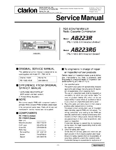 clarion Clarion AB223R AB223RG  clarion AB223R Clarion_AB223R_AB223RG.pdf