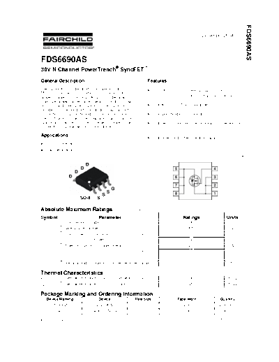 Various FDS6690AS  . Electronic Components Datasheets Various FDS6690AS.pdf