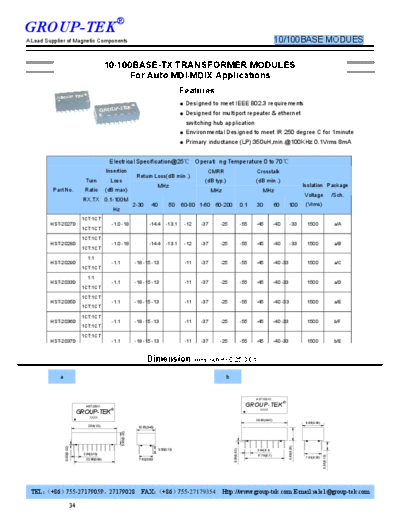 Various HST-2027D  . Electronic Components Datasheets Various HST-2027D.pdf