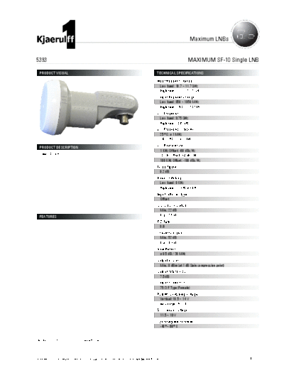 Various MAXIMUMSF-10SingleLNB[1]  . Electronic Components Datasheets Various MAXIMUMSF-10SingleLNB[1].pdf