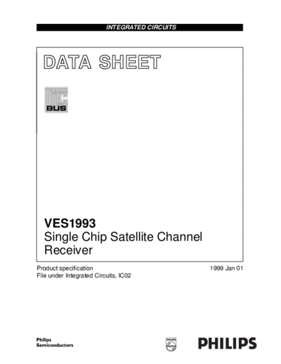 Various Philips VES1993 Single Chip Satellite Channel Receiver  . Electronic Components Datasheets Various Philips_VES1993_Single_Chip_Satellite_Channel_Receiver.pdf
