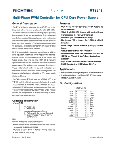 Various RT9248  . Electronic Components Datasheets Various RT9248.PDF