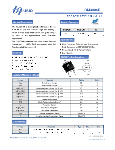 Various m3004d qm3004d 20110513  . Electronic Components Datasheets Various m3004d qm3004d 20110513.pdf