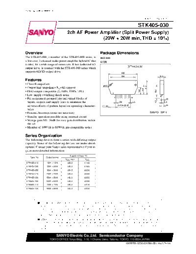 Various stk405-030  . Electronic Components Datasheets Various stk405-030.pdf