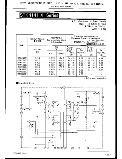 Various stk4191 722  . Electronic Components Datasheets Various stk4191_722.pdf
