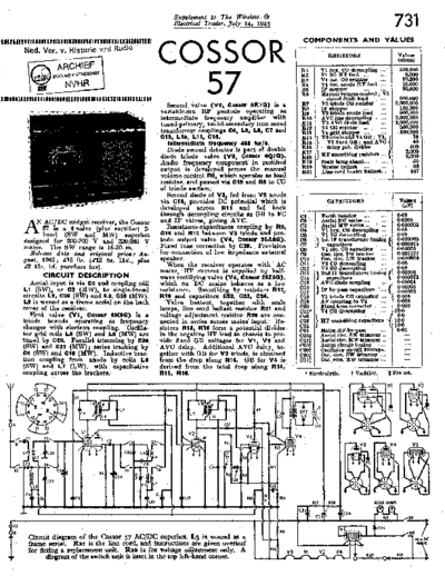 COSSOR Cossor 57  . Rare and Ancient Equipment COSSOR Cossor_57.pdf