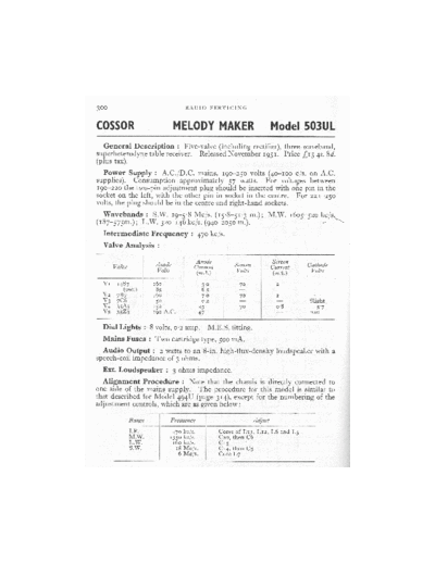 COSSOR 503UL  . Rare and Ancient Equipment COSSOR 503UL.pdf