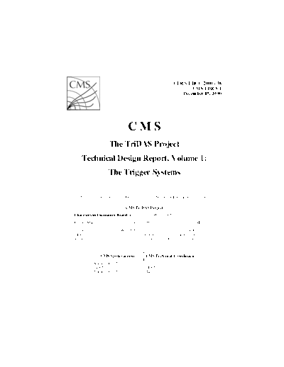 . Rare and Ancient Equipment CMSTrigTDR  . Rare and Ancient Equipment CERN CMSTrigTDR.pdf