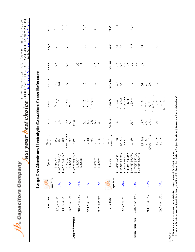 JB JB Large-Can Crossrefrence  . Electronic Components Datasheets Passive components capacitors JB JB Large-Can Crossrefrence.pdf
