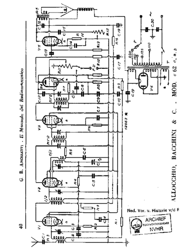 ALLOCCHIO BACCHINI AllocchioBacchini 62CAG  . Rare and Ancient Equipment ALLOCCHIO BACCHINI AllocchioBacchini_62CAG.pdf