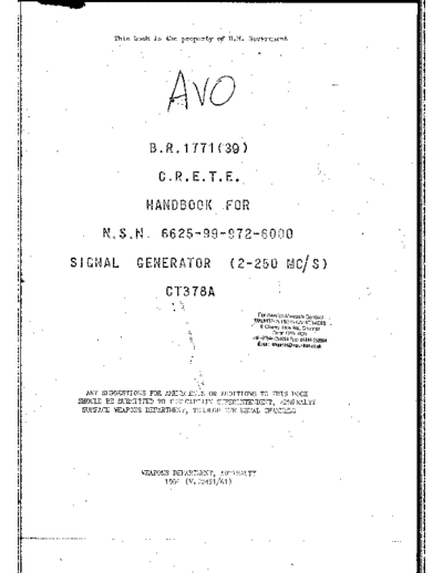 AVO . 6225999726000. sig gen. service and operating  . Rare and Ancient Equipment AVO avo._6225999726000._sig_gen._service_and_operating.pdf