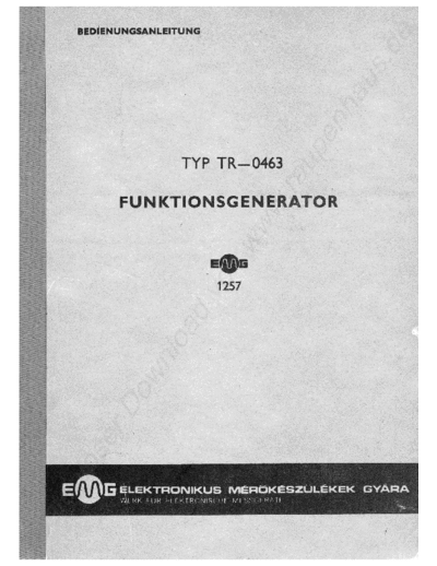 EMG TR-0463  . Rare and Ancient Equipment EMG TR-0463.pdf