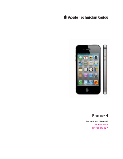 apple Service Manual Iphone 4 4s  apple Apple IPone 4S Service Manual Iphone 4 4s.pdf