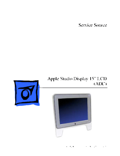 apple studio display 15 adc  apple Displays Studio Display 15_ LCD (ADC) studio_display_15_adc.pdf