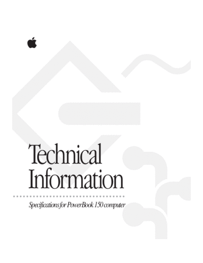 apple PowerBook 150 Tech Info  apple PowerBooks PB 100 Series PowerBook 150 Tech Info.pdf