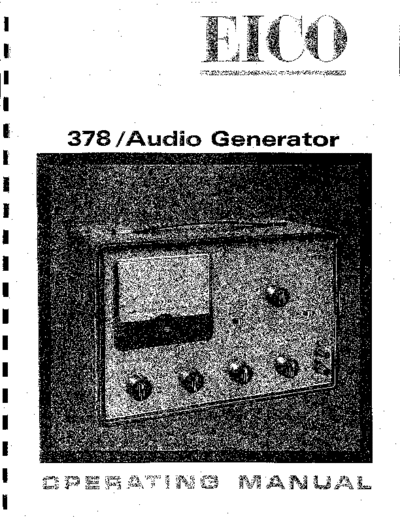 Eico eico model 378 audio generator  . Rare and Ancient Equipment Eico eico_model_378_audio_generator.pdf