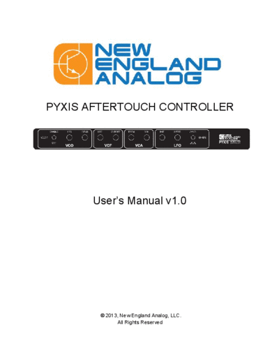 NEA Pyxis User Manual v1  . Rare and Ancient Equipment NEA Pyxis User Manual v1.pdf