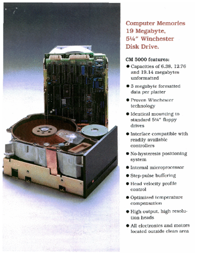 cmi CMI 5000 data sheet 19830309  . Rare and Ancient Equipment cmi CMI_5000_data_sheet_19830309.pdf